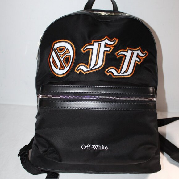 NEW Off White Logo Applique Backpack UNISEX - Picture 7 of 9